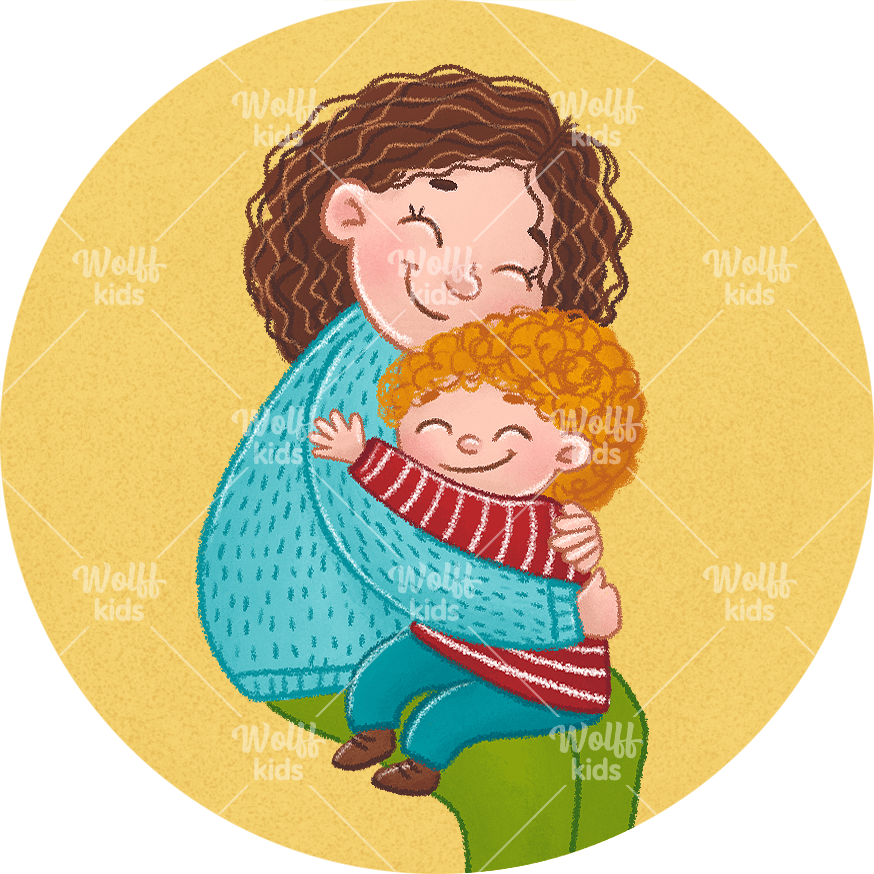 Einzelner Magnet: Kuschelzeit